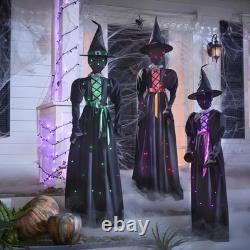 3-Piece Halloween Classics LED Faceless Witches H39