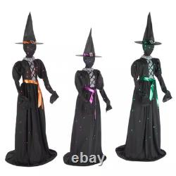 3-Piece Halloween Classics LED Faceless Witches H39