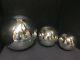 3 Sm M L Pottery Barn Mercury Glass Globe Ball Sphere Table Christmas Easter New