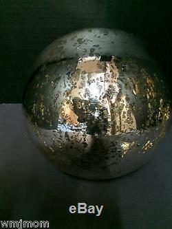 3 Sm M L Pottery Barn MERCURY GLASS GLOBE Ball Sphere Table Christmas EASTER NEW