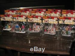 30 Pkg. Lot Of Lemax Xmas Figurines & Accessories (some Doubles, 1 Triple)-new
