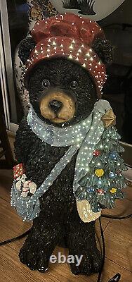 31 BIG Christmas Holiday Bear Fiber Optic Ship Pick Up Tampa Clearwater Area