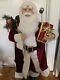 36 Vintage Animated Santa Claus With Gift! Mint Works Perfect