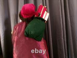 36 inches tall vintage old world santa pre own looks great for old man