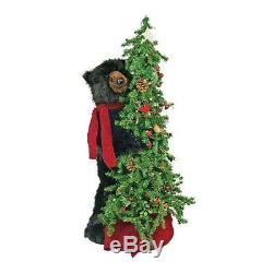 40 Ditz Design (Hen House) Black Bear Berry Christmas Tree Figurine Display