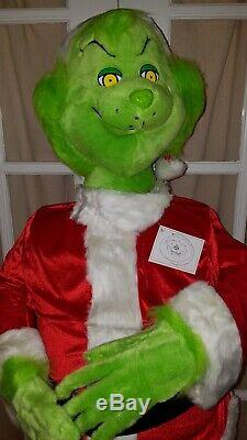 5 FOOT Christmas GRINCH ANIMATED NIB SUPER RARE 2004 Gemmy