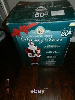5' FOOT LIFE SIZE SANTA CLAUS CHRISTMAS PROP RARE does not sing or dance