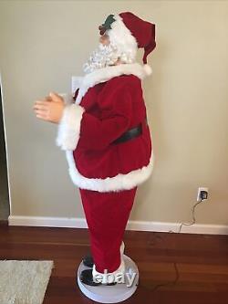 5' Foot Life Size Santa Claus Christmas Sings And Dances