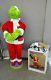 5 Foot Grinch Singing Animated Christmas Decoration Life Size Gemmy