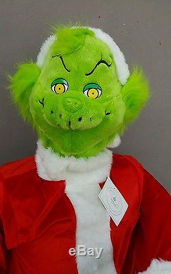 5 foot GRINCH SINGING ANIMATED Christmas decoration LIFE SIZE Gemmy