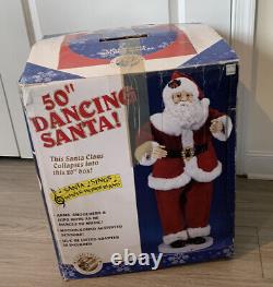 50 Dancing Santa Claus Plays Winter Wonderland Collapses Into 20 Box Good Cond