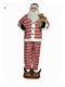 6 Ft Life Size Santa Claus In Pajamas/pjs Indoor/outdoor Christmas Décor New