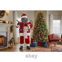 6ft Animated Life-Size Santa Claus with Wishlist Christmas Decor Motion activated