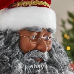 6ft Animated Life-Size Santa Claus with Wishlist Christmas Decor Motion activated