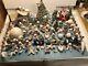 71 Pieces Bisque Christmas Snow Babies With Glitter Lot By Judi Artist