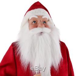 72 Life Size Animated Dancing Santa Christmas Holiday Decot