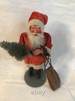 8 Antique Father Christmas, St Nicholas, Santa Doll, Early 1900s Germany