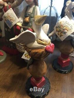 9 Pc Of Rare House Of Hatten 12 Day Christmas Figures