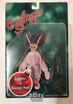 A CHRISTMAS STORY 4 NECA Action Figures RALPHIE Bunny outfit Flick Mom Dad Randy