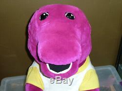 ANIMATED MECHANICAL 28in BARNEY THE PURPLE DINOSAUR BIG CHRISTMAS STORE DISPLAY