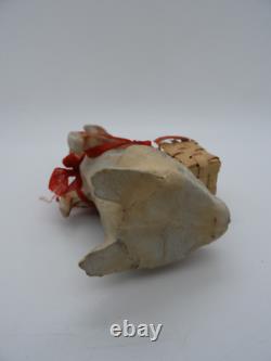 +ANTIQUE+ German Paper Mache / Bunny / Rabbit / Easter / Candy Container c1930