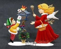 ARTIST WILHELM SCHWEIZER GERMAN ZINNFIGUREN Christmas Wishes (4x 4.5)