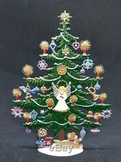 ARTIST WILHELM SCHWEIZER GERMAN ZINNFIGUREN Decorated Christmas Tree (4.5x6)