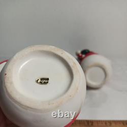 Adorable MCM Josef Originals Mr&Mrs Snowpeople Vintage Christmas Planters Japan
