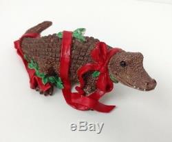 Alligator Imperfect Silver Deer Christmas Animal Collection by Tom Rubel