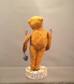 Americana Folk Artist Debbee Thibault Tattered Teddy Ltd. Ed. 87/2500