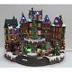 Animated Christmas Downtown Village Music Indoor Decoration Town Led Display Fun