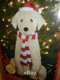 Animated Life Size Lab. Golden Retriever Talking Dog Christmas