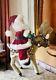 Animated Santas Best Santa Riding Reindeer Excellent Condition Magical Over 3ft