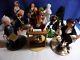 Annalee A Christmas Carol Dolls- Set Of 10 Scrooge / Cratchit / Ghost Euc