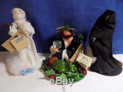 Annalee A Christmas Carol Dolls- Set Of 10 Scrooge / Cratchit / Ghost Euc