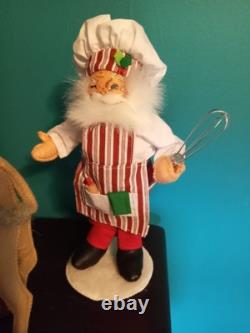 Annalee Dolls Christmas Vintage LOT Santas, Ms Claus, Elves, Camel, Baskets, etc