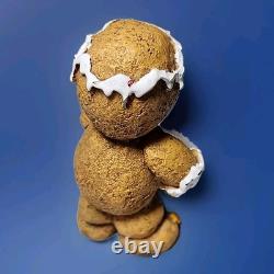 Antique 1982 Resin 4 Gingerbread Man With Cookie EUC Rare Walt Disney Resort