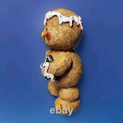 Antique 1982 Resin 4 Gingerbread Man With Cookie EUC Rare Walt Disney Resort