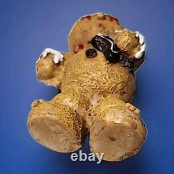 Antique 1982 Resin 4 Gingerbread Man With Cookie EUC Rare Walt Disney Resort