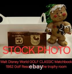 Antique 1982 Resin 4 Gingerbread Man With Cookie EUC Rare Walt Disney Resort