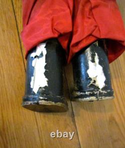 Antique Fabric Masked German Christmas Santa Doll 24