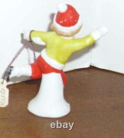 Antique German Bisque Snowbaby Snow baby Boy Skating RARE