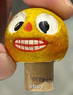 Antique Halloween Candy Container 3 Pumpkin Veggie Girl German Candy Container
