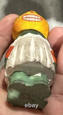 Antique Halloween Candy Container 3 Pumpkin Veggie Girl German Candy Container
