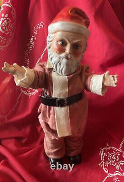 Antique Kris Kringle Santa Claus Doll Christmas Freundlich Novelty Composition