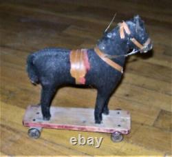 Antique Pull Toy Horse