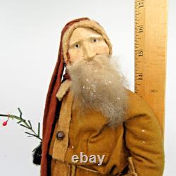 Arnetts Country Store Santa primitive folk art Belsnickle handmade 16.5 vintage