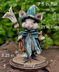 Artist Made, The Victorian Art Of SPUN COTTON, Garden Gnome, Fall, Autumn Decor