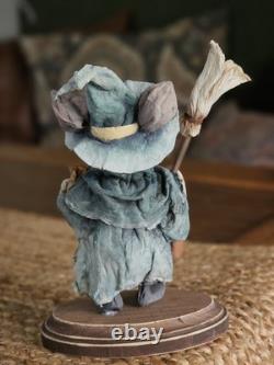 Artist Made, The Victorian Art Of SPUN COTTON, Garden Gnome, Fall, Autumn Decor