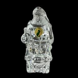 Artist Signed Waterford Santa Christmas 1997 Crystal Figurine with Box COA
